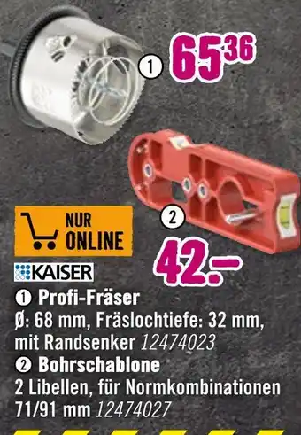 Hornbach Kaiser profi-fräser Angebot