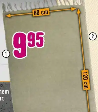 Hornbach Fleckerlteppich „chenille“ 60 x 120 cm Angebot