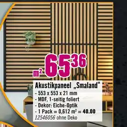 Hornbach Akustikpaneel 'smaland' Angebot