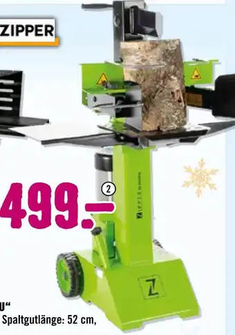 Hornbach Zipper elektro-holzspalter „zi-hs8tn“ Angebot