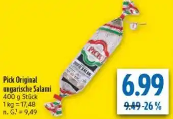 diska Pick Original ungarische Salami Angebot