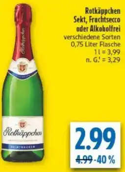 diska Rotkäppchen Sekt, Fruchtsecco oder Alkoholfrei Angebot