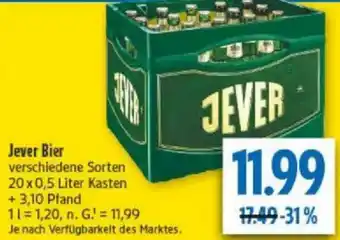 diska Jever Bier Angebot