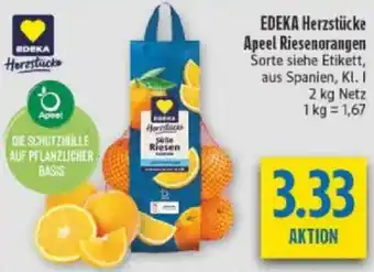 diska EDEKA Herzstücke Apeel Riesenorangen Angebot
