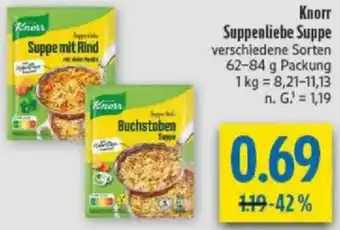 diska Knorr Suppenliebe Suppe Angebot