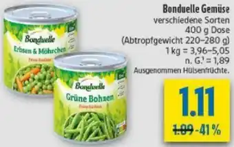 diska Bonduelle Gemüse Angebot