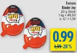 diska Ferrero Kinder Joy Angebot