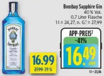 diska Bombay Sapphire Gin Angebot
