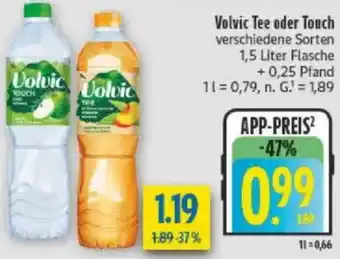 diska Volvic Tee oder Touch Angebot