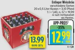 diska Erdinger Weissbräu Angebot