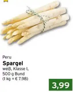CAP Markt Peru Spargel Angebot