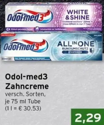 CAP Markt Odol-med3 Zahncreme Angebot