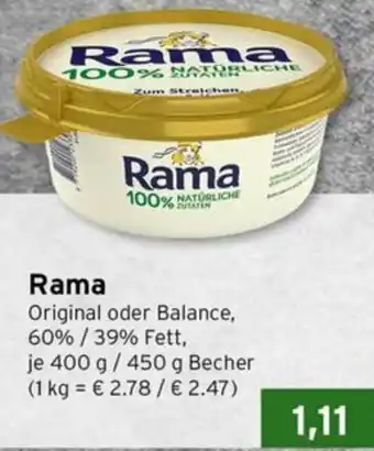 CAP Markt Rama Original oder Balance Angebot