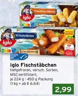 CAP Markt iglo Fischstäbchen Angebot