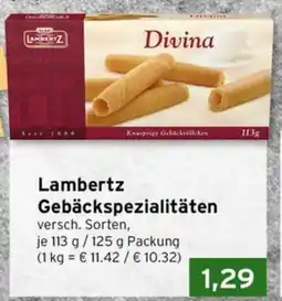 CAP Markt Lambertz Gebäckspezialitäten Angebot