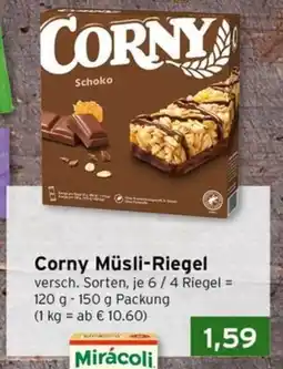 CAP Markt Corny Müsli-Riegel Angebot