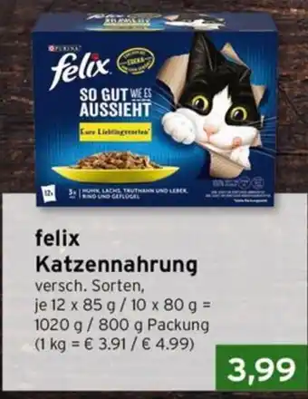 CAP Markt felix Katzennahrung Angebot