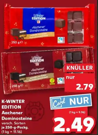Kaufland K-WINTER EDITION Aachener Dominosteine Angebot