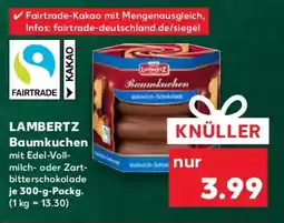 Kaufland LAMBERTZ Baumkuchen Angebot