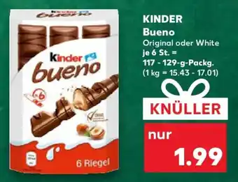 Kaufland KINDER Bueno Angebot