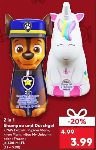 Kaufland 2 in 1 Shampoo und Duschgel Angebot