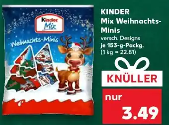 Kaufland KINDER Mix Weihnachts- Minis Angebot
