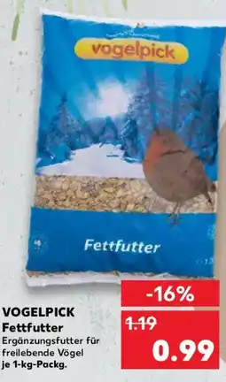 Kaufland VOGELPICK Fettfutter Angebot