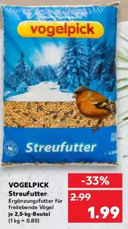 Kaufland VOGELPICK Streufutter Angebot