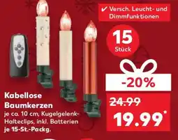Kaufland Kabellose Baumkerzen Angebot