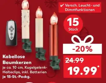 Kaufland Kabellose Baumkerzen Angebot