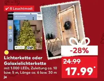 Kaufland Lichterkette oder Galaxielichterkette Angebot