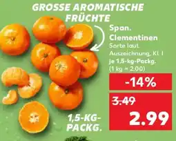 Kaufland Span. Clementinen Angebot