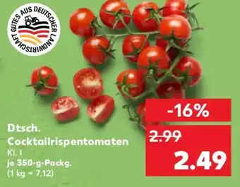 Kaufland Dtsch. Cocktailrispentomaten Angebot