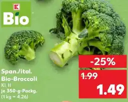 Kaufland Span./ital. Bio-Broccoli Angebot