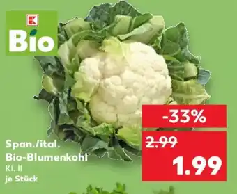Kaufland Span./ital. Bio-Blumenkoht Angebot