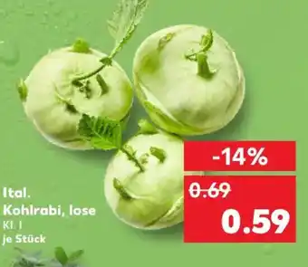 Kaufland Ital. Kohlrabi, lose Angebot