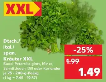 Kaufland Dtsch./ ital./ span. Kräuter XXL Angebot