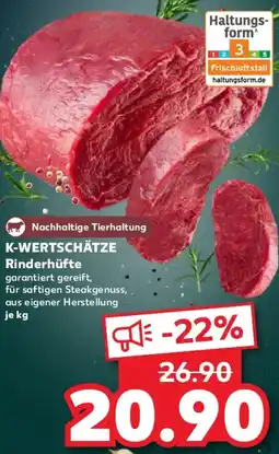 Kaufland K-WERTSCHÄTZE Rinderhüfte Angebot