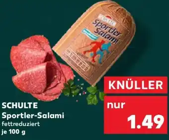 Kaufland SCHULTE Sportler-Salami Angebot