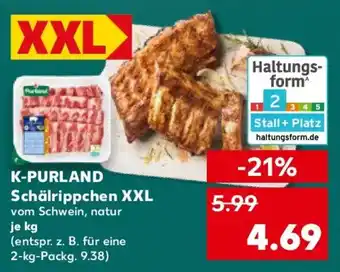 Kaufland K-PURLAND Schälrippchen XXL Angebot