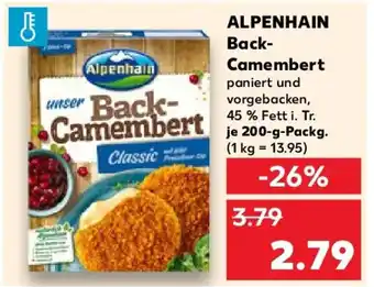 Kaufland ALPENHAIN Back- Camembert Angebot