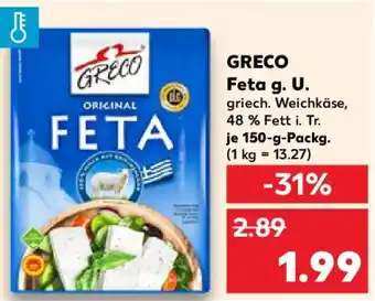 Kaufland GRECO Feta g.U Angebot