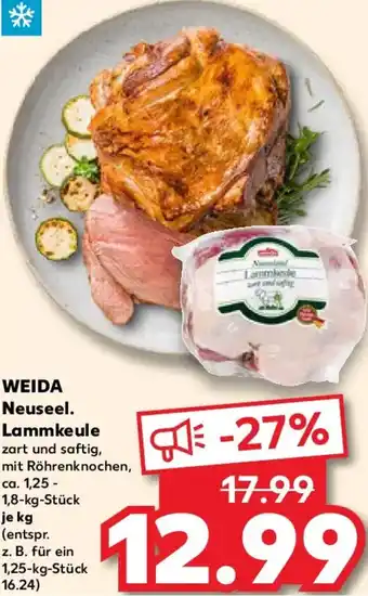 Kaufland WEIDA Neuseel. Lammkeule Angebot