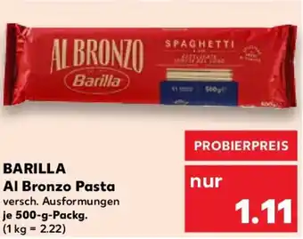 Kaufland BARILLA Al Bronzo Pasta Angebot