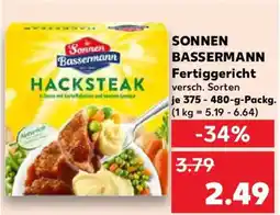Kaufland SONNEN BASSERMANN Fertiggericht Angebot