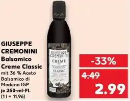 Kaufland GIUSEPPE CREMONINI Balsamico Creme Classic Angebot