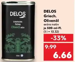 Kaufland DELOS Griech. Olivenöl Angebot