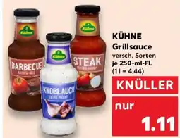 Kaufland KÜHNE Grillsauce Angebot