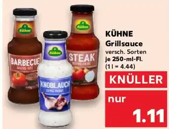 Kaufland KÜHNE Grillsauce Angebot