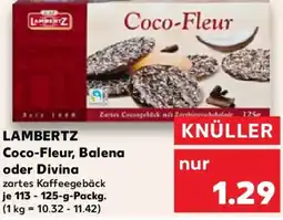 Kaufland LAMBERTZ Coco-Fleur, Balena oder Divina Angebot